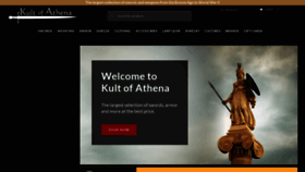 What Kultofathena.com website looked like in 2021 (2 years ago)