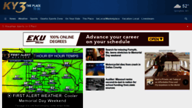 What Ky3.com website looked like in 2021 (2 years ago)