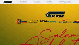 What Ktmb.com.my website looked like in 2021 (2 years ago)
