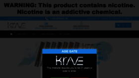 What Kraveit.com website looked like in 2021 (2 years ago)