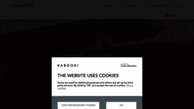 What Kabooki.com website looked like in 2021 (2 years ago)
