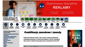 What Kwalifikacjezawodowe.info website looked like in 2021 (2 years ago)