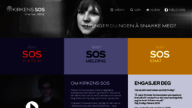 What Kirkens-sos.no website looked like in 2021 (2 years ago)