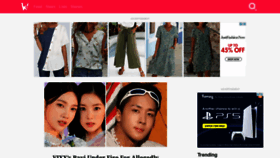 What Koreaboo.com website looked like in 2021 (2 years ago)