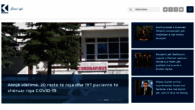 What Klankosova.tv website looked like in 2021 (2 years ago)