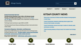 What Kitsapgov.com website looked like in 2021 (2 years ago)