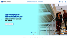 What Konicaminolta.com.au website looked like in 2021 (2 years ago)