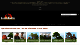 What Kaizenbonsai.com website looked like in 2021 (2 years ago)