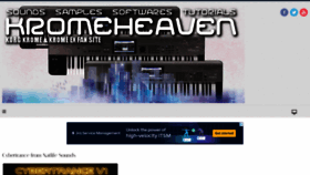 What Kromeheaven.com website looked like in 2021 (2 years ago)