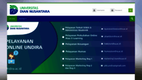What Kuliahonline.undira.ac.id website looked like in 2021 (2 years ago)