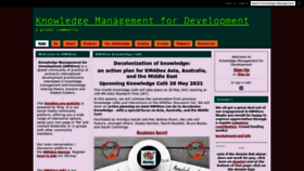 What Km4dev.org website looked like in 2021 (2 years ago)