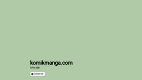 What Komikmanga.com website looked like in 2021 (2 years ago)