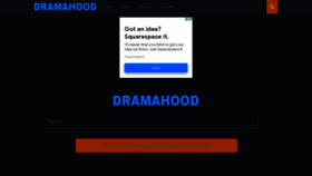 What Kdramahood.com website looked like in 2021 (2 years ago)