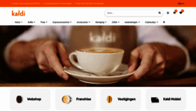 What Kaldi.nl website looked like in 2021 (2 years ago)