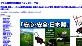 What Kinboshi-pro.jp website looked like in 2021 (2 years ago)
