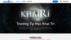 What Khaitri.net website looked like in 2021 (2 years ago)