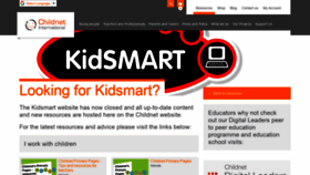 What Kidsmart.org.uk website looked like in 2021 (2 years ago)