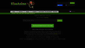 What Kissanime.lol website looked like in 2021 (2 years ago)