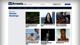 What Kansas.arrests.org website looked like in 2021 (4 years ago)