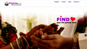 What Kalyanaa.com website looked like in 2021 (2 years ago)