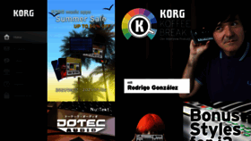 What Korg.de website looked like in 2021 (2 years ago)