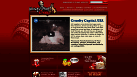 What Kentuckyfriedcruelty.com website looked like in 2021 (2 years ago)