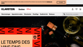 What Klarstein.fr website looked like in 2021 (2 years ago)