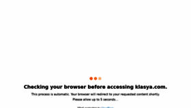 What Klasya.com website looked like in 2021 (2 years ago)
