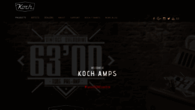 What Koch-amps.com website looked like in 2021 (2 years ago)