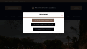 What Kharagpurcollege.ac.in website looked like in 2021 (2 years ago)
