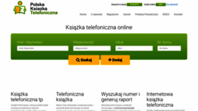 What Ksiazkatelefoniczna.info website looked like in 2021 (2 years ago)