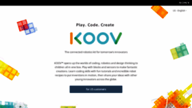 What Koov.io website looked like in 2021 (3 years ago)