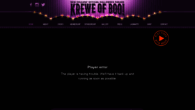 What Kreweofboo.com website looked like in 2021 (2 years ago)