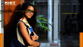 What Kiet.edu website looked like in 2021 (5 years ago)