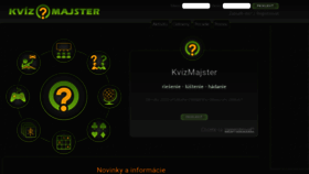 What Kvizmajster.sk website looked like in 2021 (2 years ago)