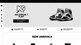 What Kickzstore.com website looked like in 2021 (2 years ago)