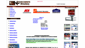 What Kitchencabinetsdirectory.com website looked like in 2021 (2 years ago)