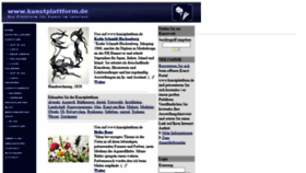 What Kunstplattform.biz website looked like in 2021 (2 years ago)