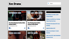 What Knnkoreandrama.com website looked like in 2021 (2 years ago)