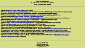 What Kerchner.com website looked like in 2021 (2 years ago)