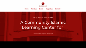 What Kalemah.org website looked like in 2021 (2 years ago)