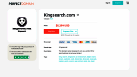 What Kingsearch.com website looked like in 2021 (2 years ago)