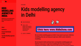 What Kidsmodelsindia.wordpress.com website looked like in 2021 (2 years ago)