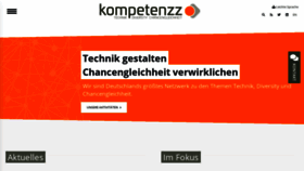 What Kompetenzz.de website looked like in 2021 (2 years ago)