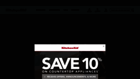 What Kitchenaid.com website looked like in 2021 (2 years ago)