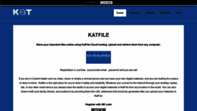 What Katfilepremium.net website looked like in 2021 (2 years ago)