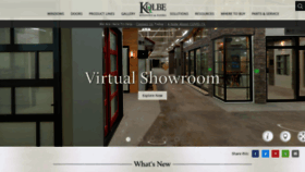 What Kolbewindows.com website looked like in 2021 (2 years ago)