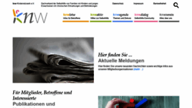 What Kindernetzwerk.de website looked like in 2021 (2 years ago)