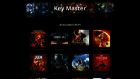 What Keymaster.xyz website looked like in 2021 (2 years ago)