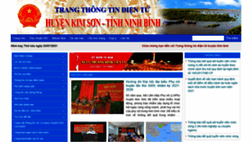 What Kimson.ninhbinh.gov.vn website looked like in 2021 (2 years ago)